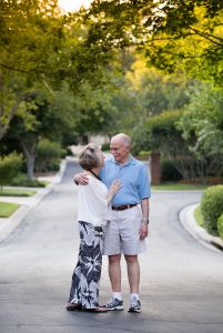 older couple happy in love