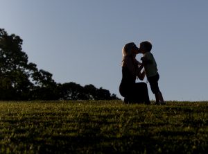a kiss on the hill top