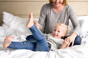 In home lifestyle photography session
