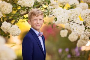 Roswell first communion portrait session in spring