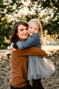 family photos in the park