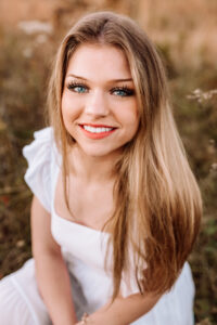 bright eyed senior with beautiful portrait